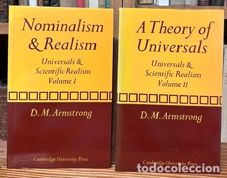 Libros: NOMINALISM & REALISM. Universals & Scientific Realism - ARMSTRONG, D. M.