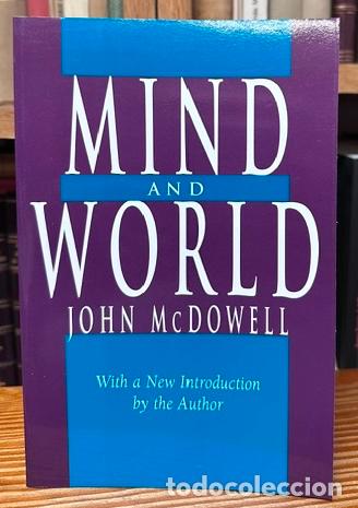 Libros: MIND AND WORLD. With a New Introduction - McDOWELL, John