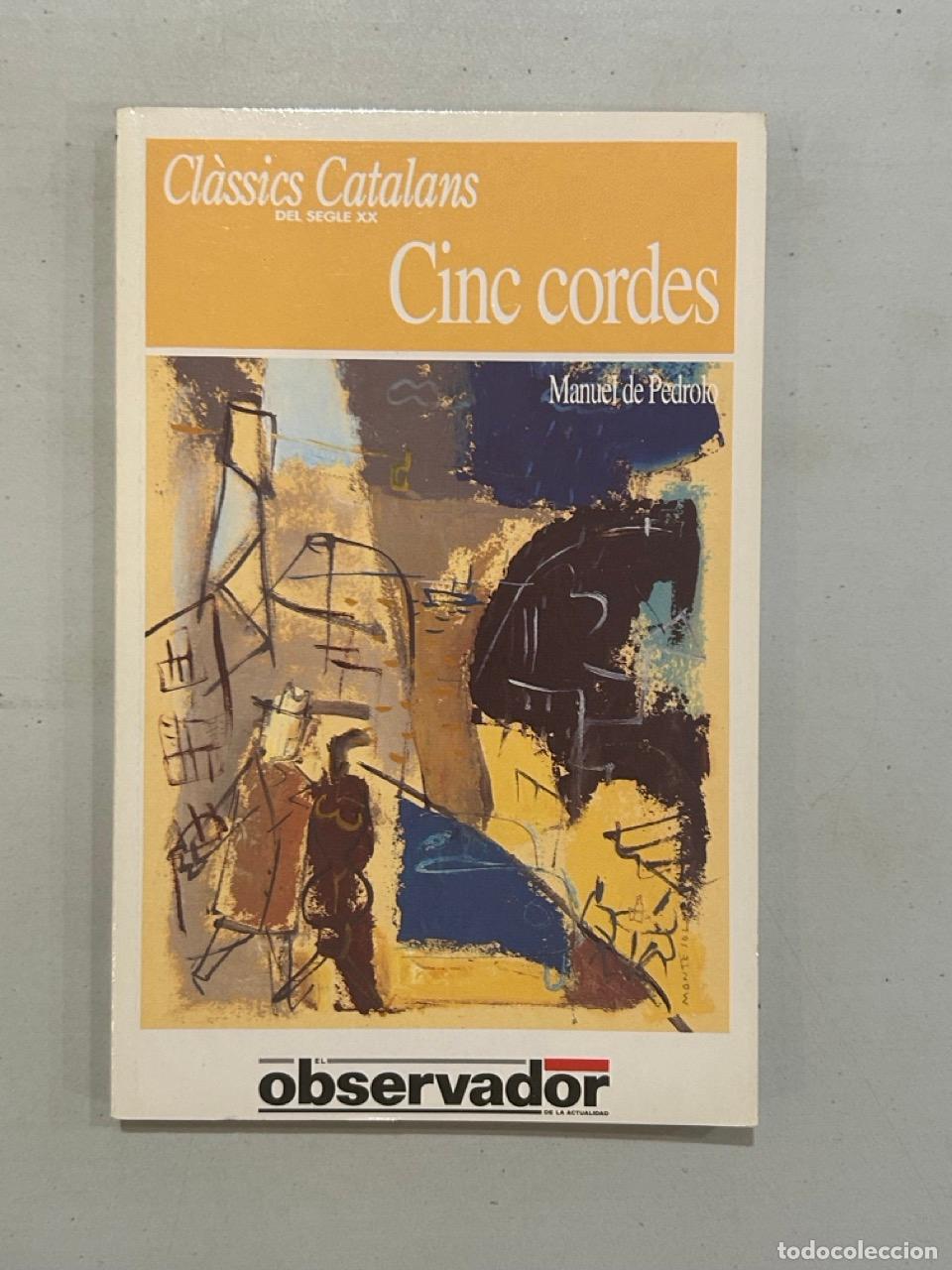 Libros: Manuel de Pedrolo - Cinc cordes - Foto 1