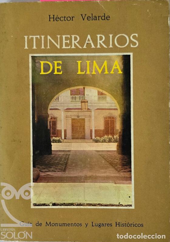B&uuml;cher: Itinerarios de Lima - H&eacute;ctor Velarde
