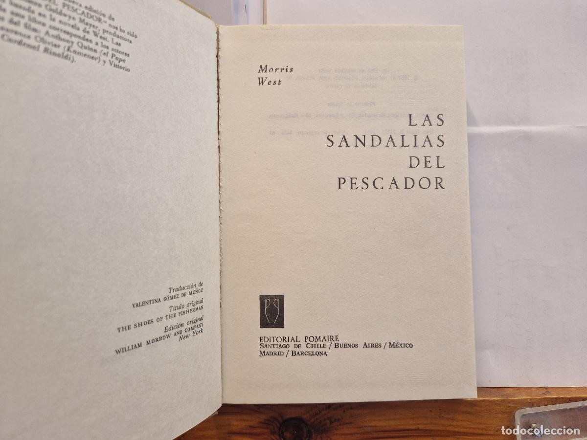 Libros: LAS SANDALIAS DEL PESCADOR. MORRIS WEST.
