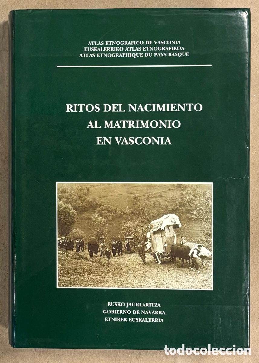 B&uuml;cher: RITOS DEL NACIMIENTO AL MATRIMONIO EN VASCONIA. ATLAS ETNOGR&Aacute;FICO DE VASCONIA.
