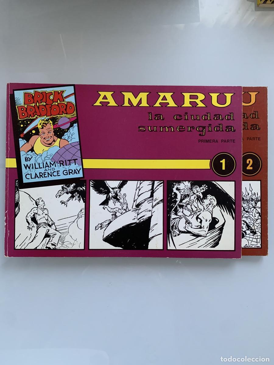 Libros: BRICK BRADFORD: AMARU, LA CIUDAD SUMERGIDA (tomos ! y 2 - completo) - William Ritt y Clarence Gray