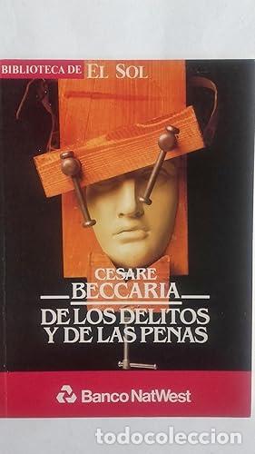 Libros: De los delitos y de las penas