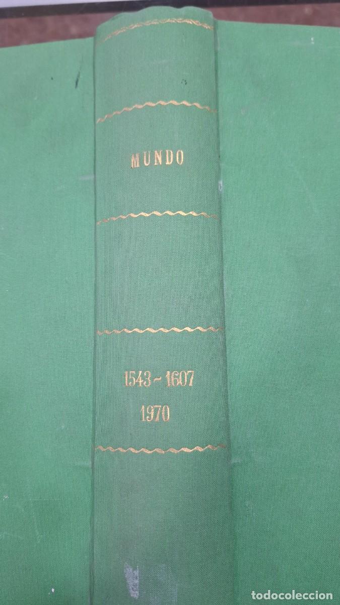 Libros: MUNDO INTERNACIONAL LOTE DE REVISTAS (1970) ENCUADERNADAS tela verde