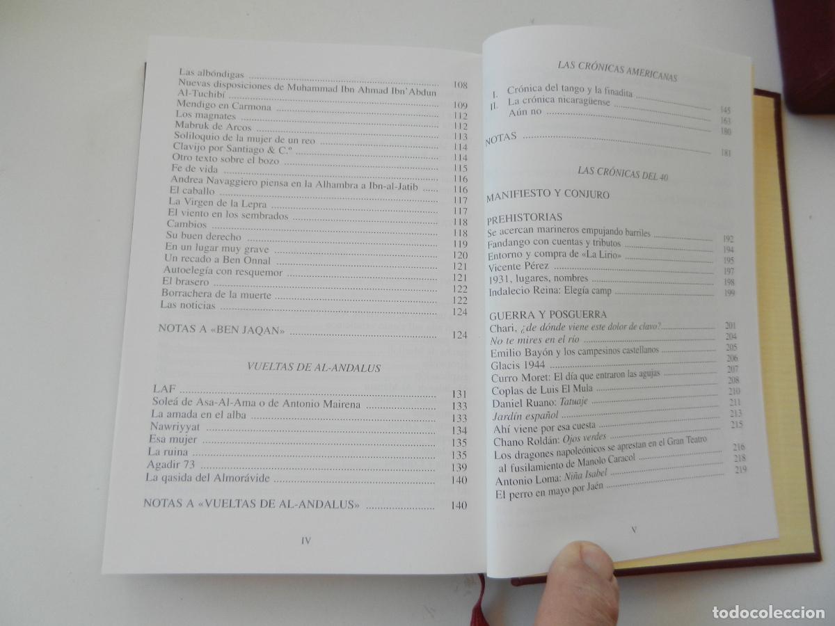 Libros: FERNANDO QUI&Ntilde;ONES - LIBRO DE LAS CRONICAS - OBRA ESCOGIDA - CON ESTUCHE - Foto 13
