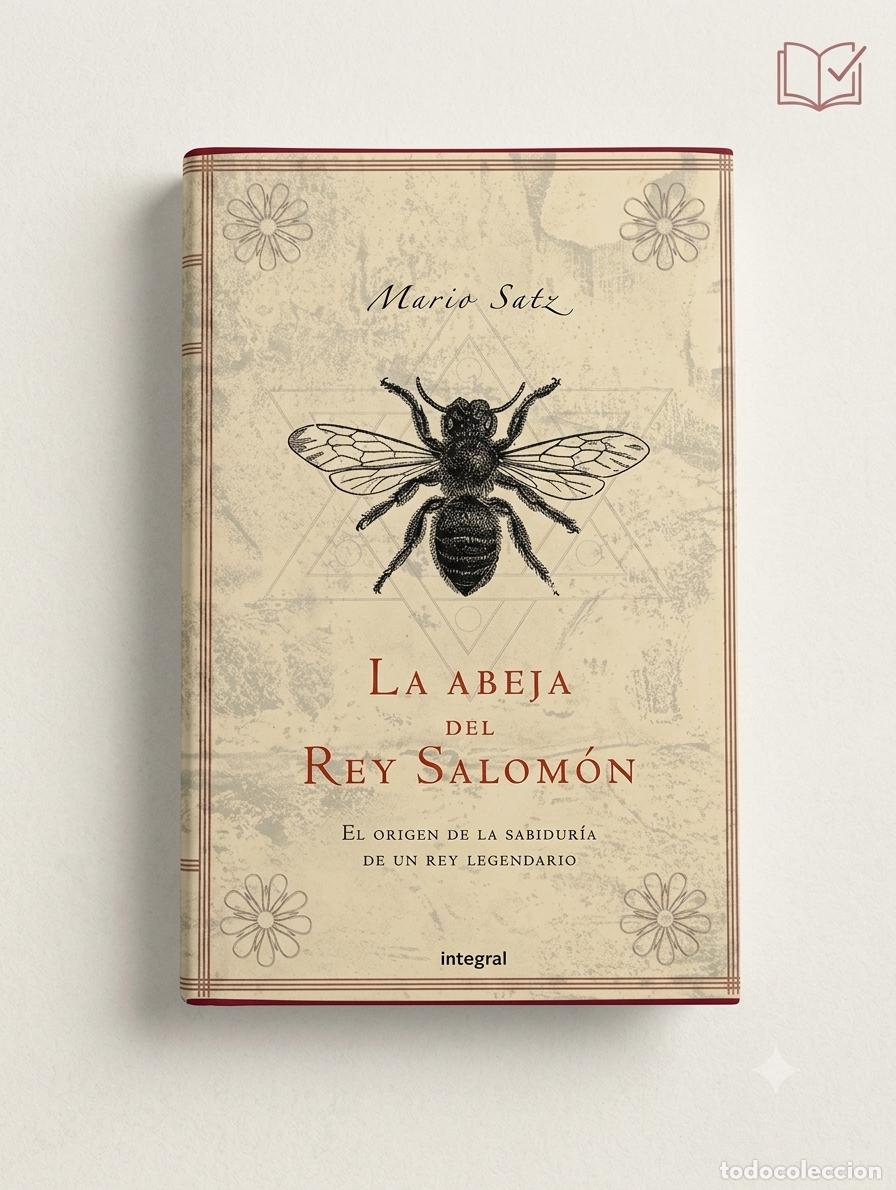 Libros: LA ABEJA DEL REY SALOM&Oacute;N. EL ORIGEN DE LA SABIDUR&Iacute;A DE UN REY LEGENDARIO. MARIO SATZ