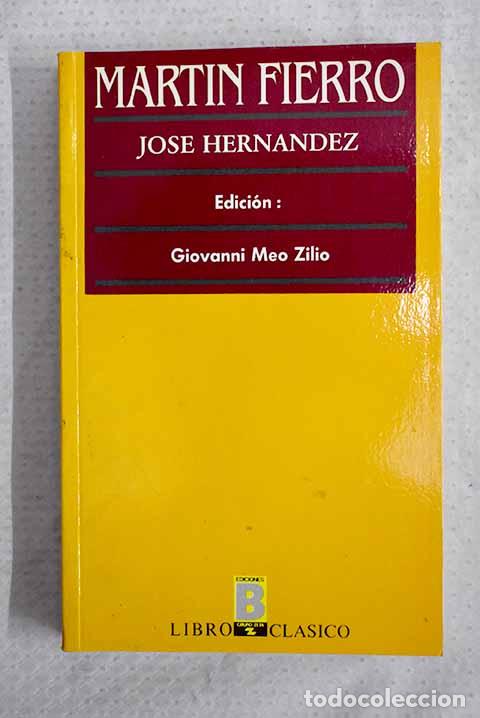 books: Mart&iacute;n Fierro: Hern&aacute;ndez, Jos&eacute;.- Hern&aacute;ndez, Jos&eacute;