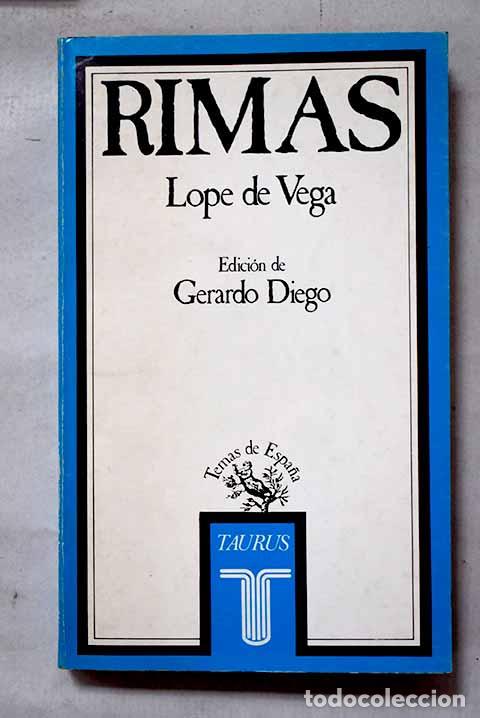 Libros: Rimas: Vega, Lope de.- Vega, Lope de