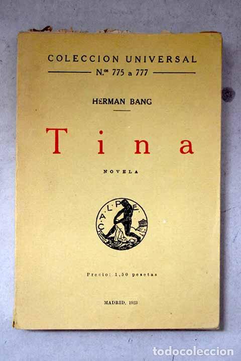Livres: Tina: Bang, Hermann: Calpe..- Bang, Hermann