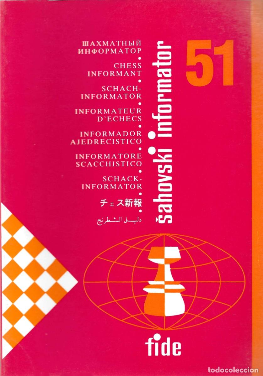 Livros em segunda m&atilde;o: Ajedrez. Chess. Informator FIDE [Sahovski informator] 51