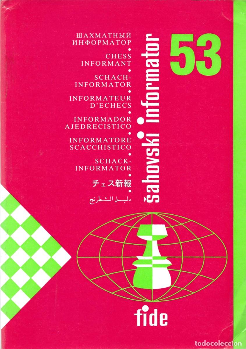 books: Ajedrez. Chess. Informator FIDE [Sahovski informator] 53