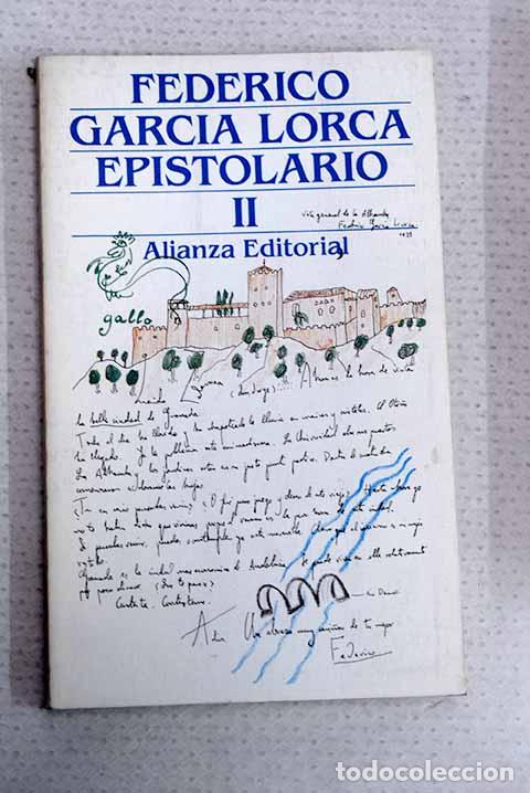 Libros: Epistolario, tomo II.- Garc&iacute;a Lorca, Federico
