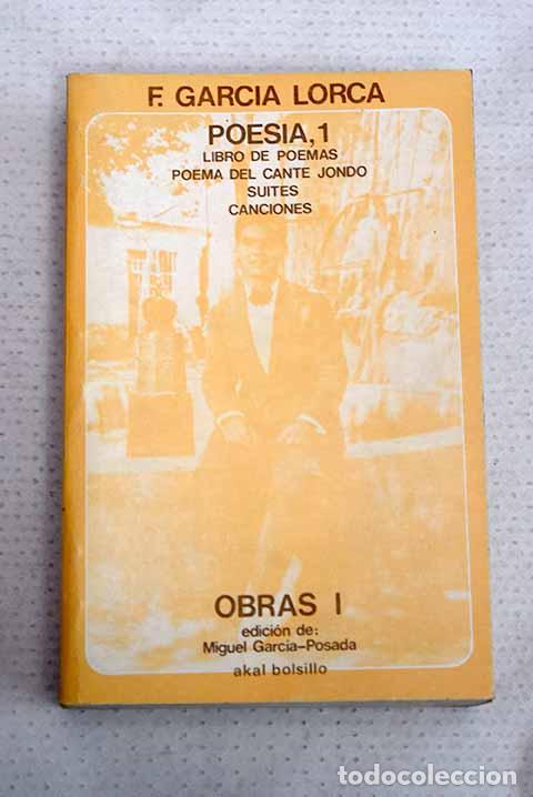 Libros: Obras, tomo I: Garc&iacute;a Lorca, Federico.- Garc&iacute;a Lorca, Federico