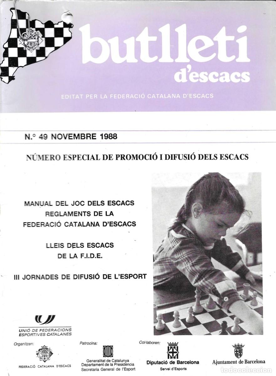 Libros: Ajedrez. Chess. Butllet&iacute; d&rsquo;escacs 49 - Foto 1