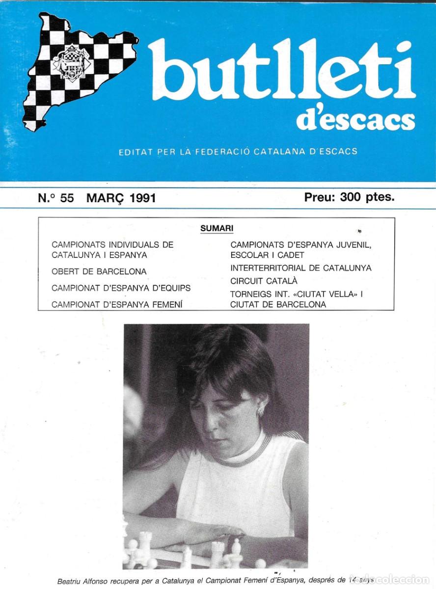 Libros: Ajedrez. Chess. Butllet&iacute; d&rsquo;escacs 55 - Foto 1