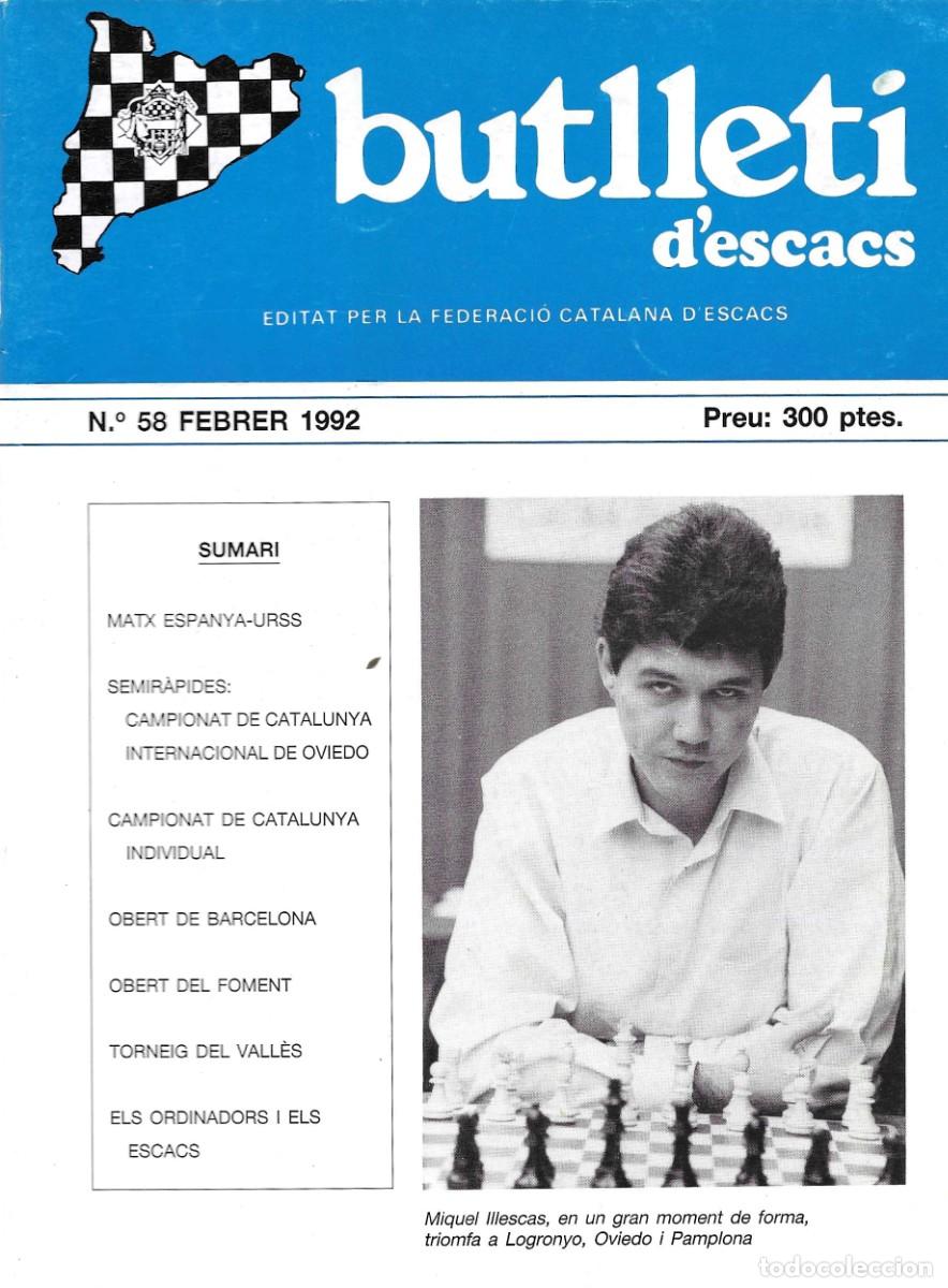 Libros: Ajedrez. Chess. Butllet&iacute; d&rsquo;escacs 58 - Foto 1