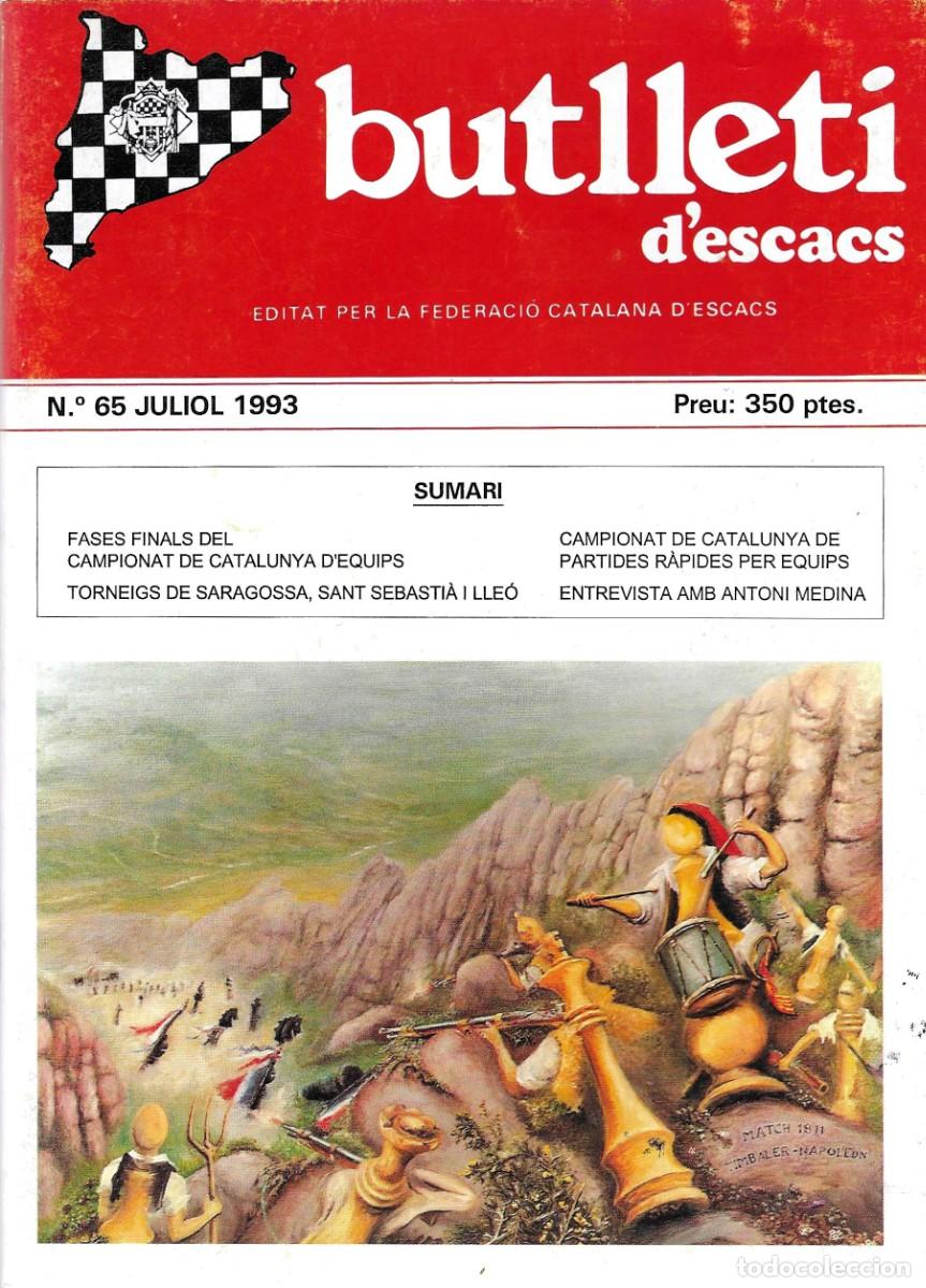 Libros: Ajedrez. Chess. Butllet&iacute; d&rsquo;escacs 65 - Foto 1