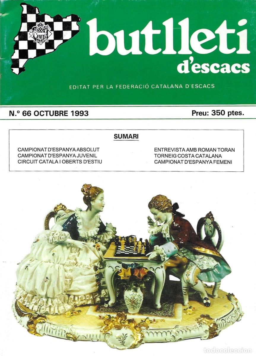 Libros: Ajedrez. Chess. Butllet&iacute; d&rsquo;escacs 66 - Foto 1