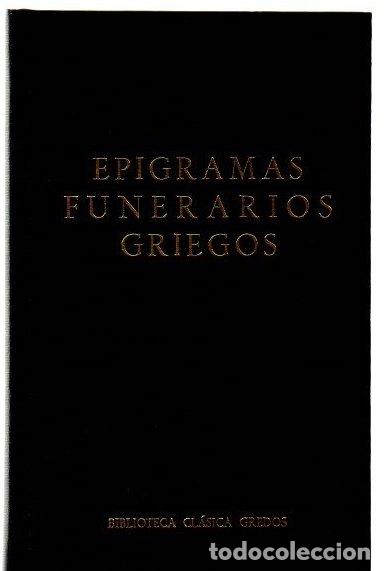 Libri di seconda mano: Epigramas funerarios griegos - VVAA