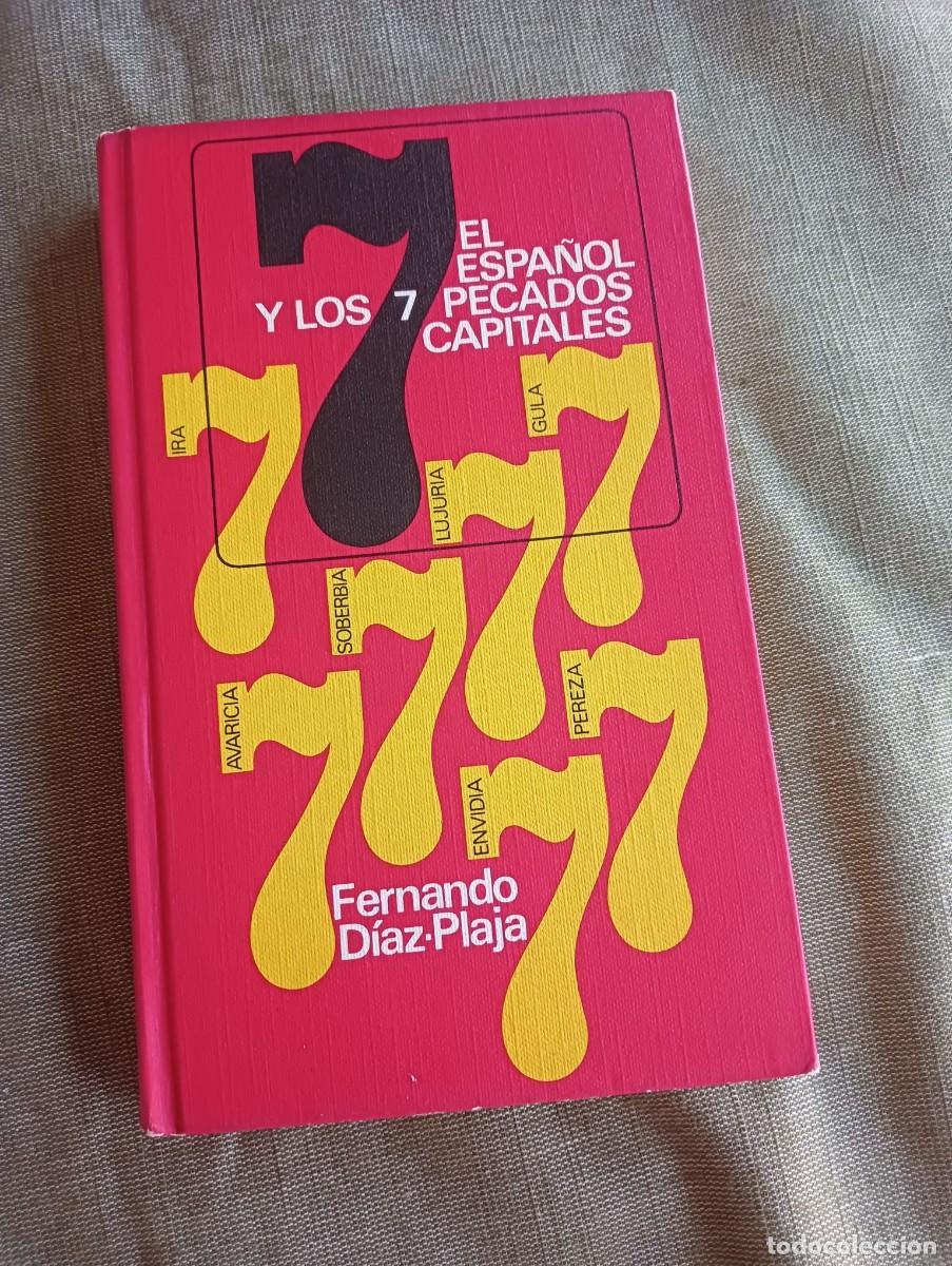 Libros: El espa&ntilde;ol y los siete pecados capitales, Fernando D&iacute;az-Plaja. C&iacute;rculo de lectores