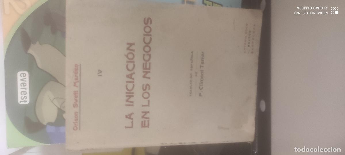 Libri di seconda mano: LA INICIACI&Oacute;N EN LOS NEGOCIOS F. CLIMENT TERRER BARCELONA lib
