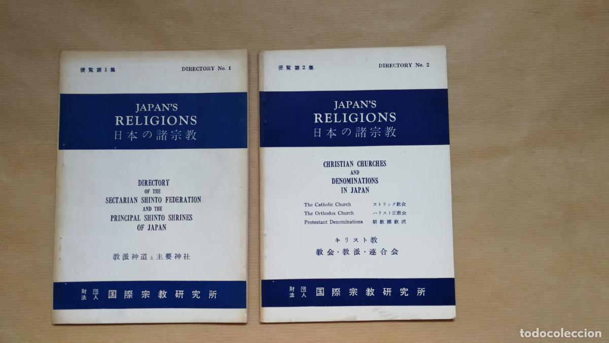 Livres: Japan&acute;s Religions. 2 vol. Directory n&ordm; 1 y 2 - �..