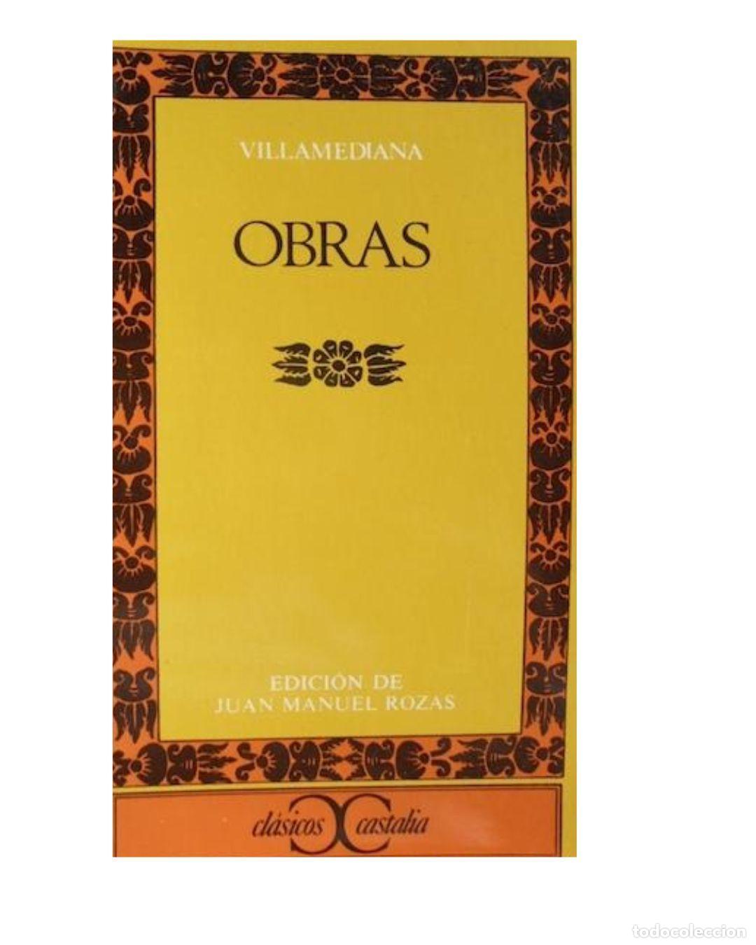 Libros: Obras - Villamediana