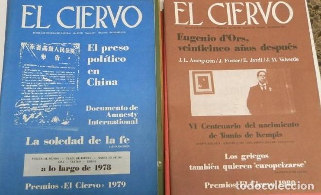 Libros: Lote de revistas El Ciervo -