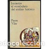 Libros: Iniciaci&oacute;n al vocabulario del an&aacute;lisis hist&oacute;rico -