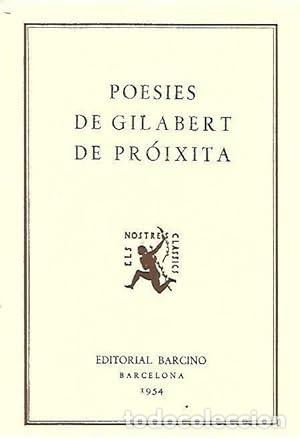 Libri di seconda mano: POESIES DE GILABERT DE PR&Oacute;IXITA - De Pr&oacute;ixita,Gilabert