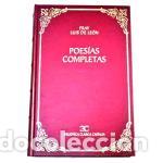 books: POES&Iacute;AS COMPLETAS Edici&oacute;n de Cristobal Cuevas - De Le&oacute;n,Fray Luis