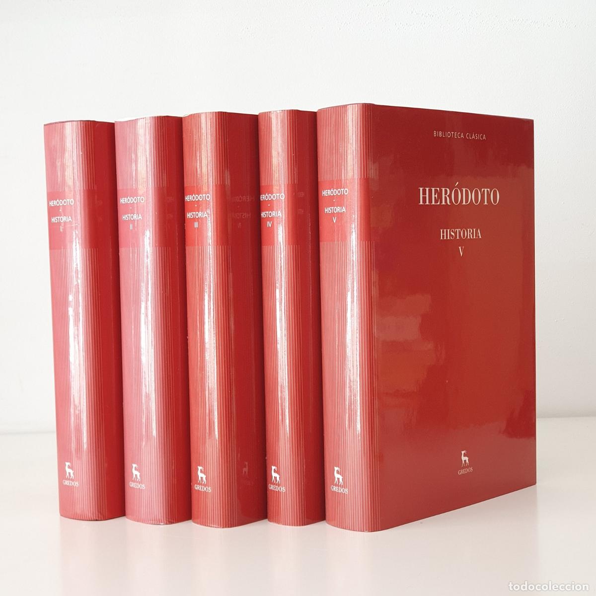 Libros: HERODOTO - Herodoto. Historia, 5 tomos. Completo.