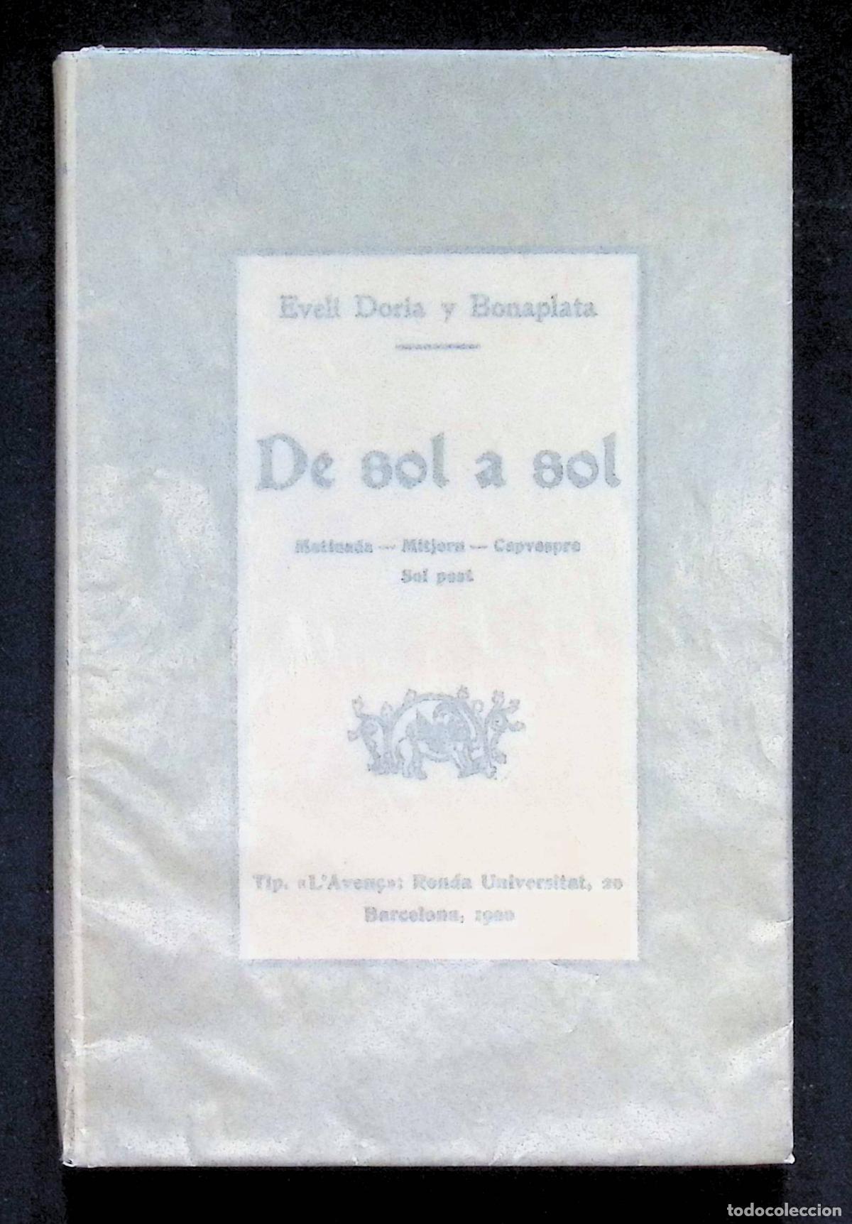 Libros: DE SOL A SOL. - DORIA Y BONAPLATA, Eveli.