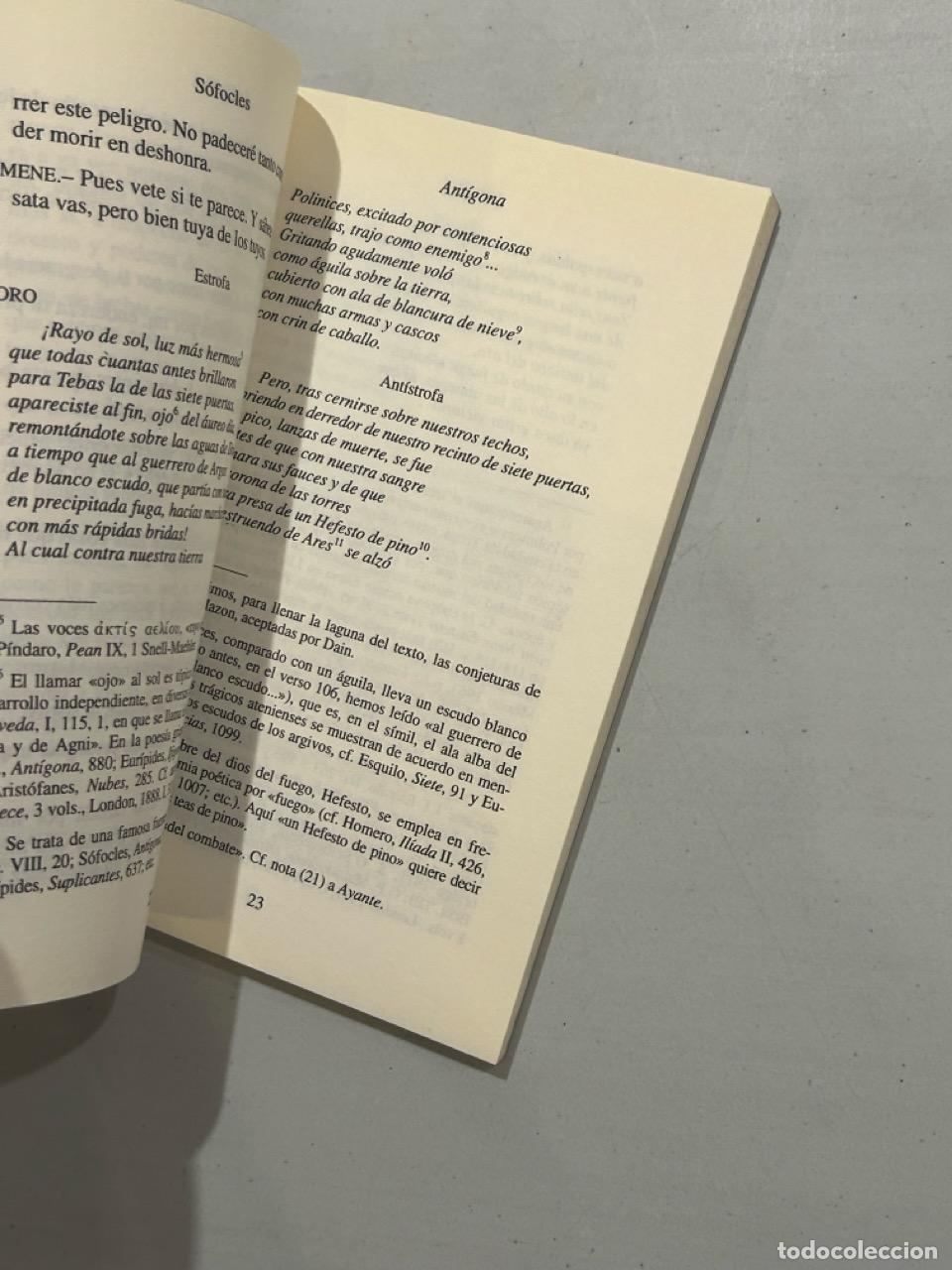Libros: S&oacute;focles - Ant&iacute;gona - Foto 2