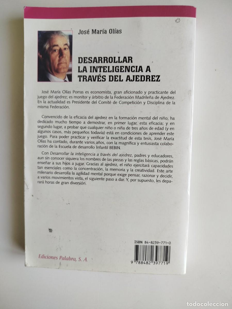 Libros: Desarrollar la inteligencia a trav&eacute;s del ajedrez - Foto 2