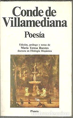 Libros: CONDE DE VILLAMEDIANA POES&Iacute;A - VARIOS