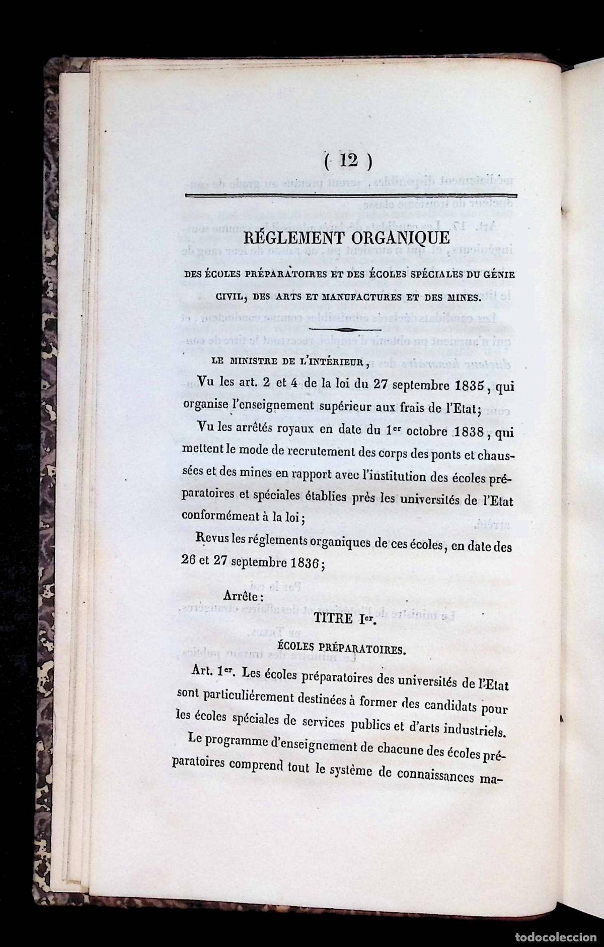 Libros: RECUEIL DES ARR&Ecirc;T&Eacute;S, R&Eacute;GLEMENTS, D&Eacute;CISIONS, PROGRAMMES, D&Eacute;TERMINANT LORGANISATION, LE R&Eacute;GIME ET LE - Foto 2