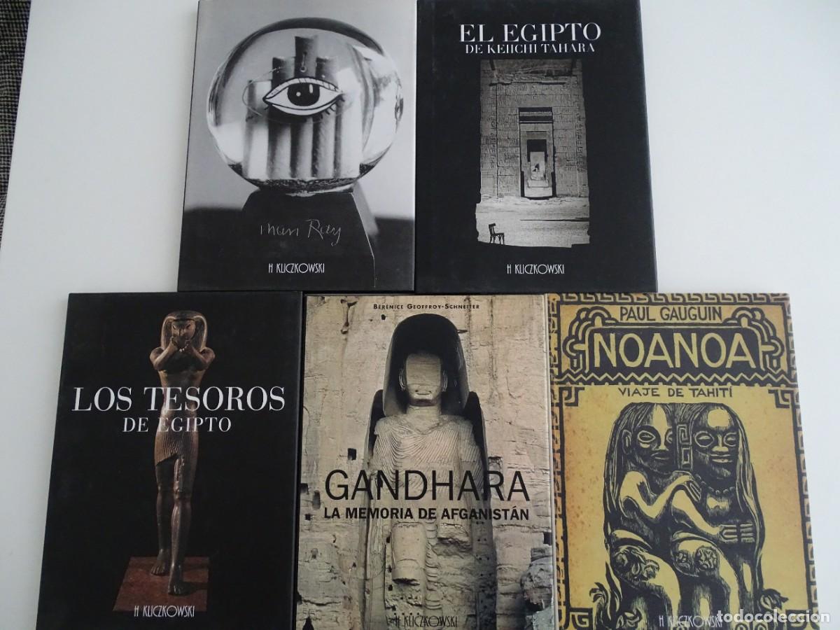 Livres: H. Kliczkowski. Col. Memoria. 5 t&iacute;tulos: Man Ray, Gandhara, Gauguin, Egipto