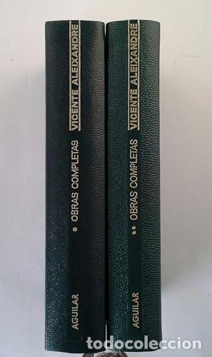 Libros: OBRAS COMPLETAS VICENTE ALEIXANDRE. 2 TOMOS.