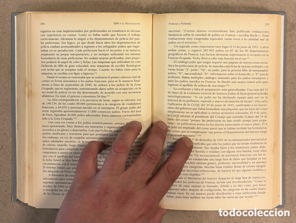 Libros: IBM Y EL HOLOCAUSTO. EDWIN BLACK. EDITORIAL ATL&Aacute;NTIDA 2001. - Foto 6