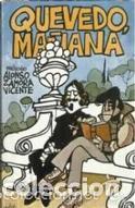 Libros: Quevedo, ma&ntilde;ana - Zamora Vicente,Alonso - tdk656