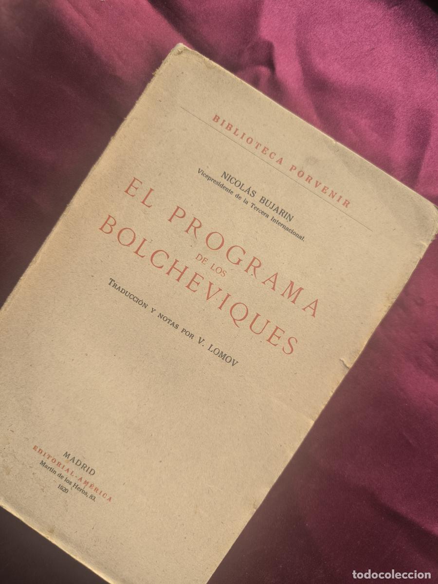 Libros: El programa de los bolcheviques - Nicol&aacute;s Bujarin