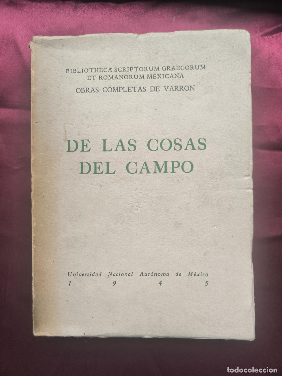 Libros: De las cosas del campo - Marco Terencio Varr&oacute;n