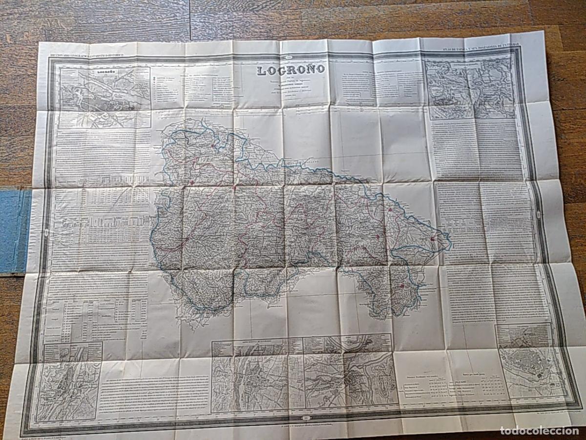 Libros: LOGRO&Ntilde;O. ATLAS DE ESPA&Ntilde;A Y SUS POSESIONES DE ULTRAMAR. - Franisco Coello