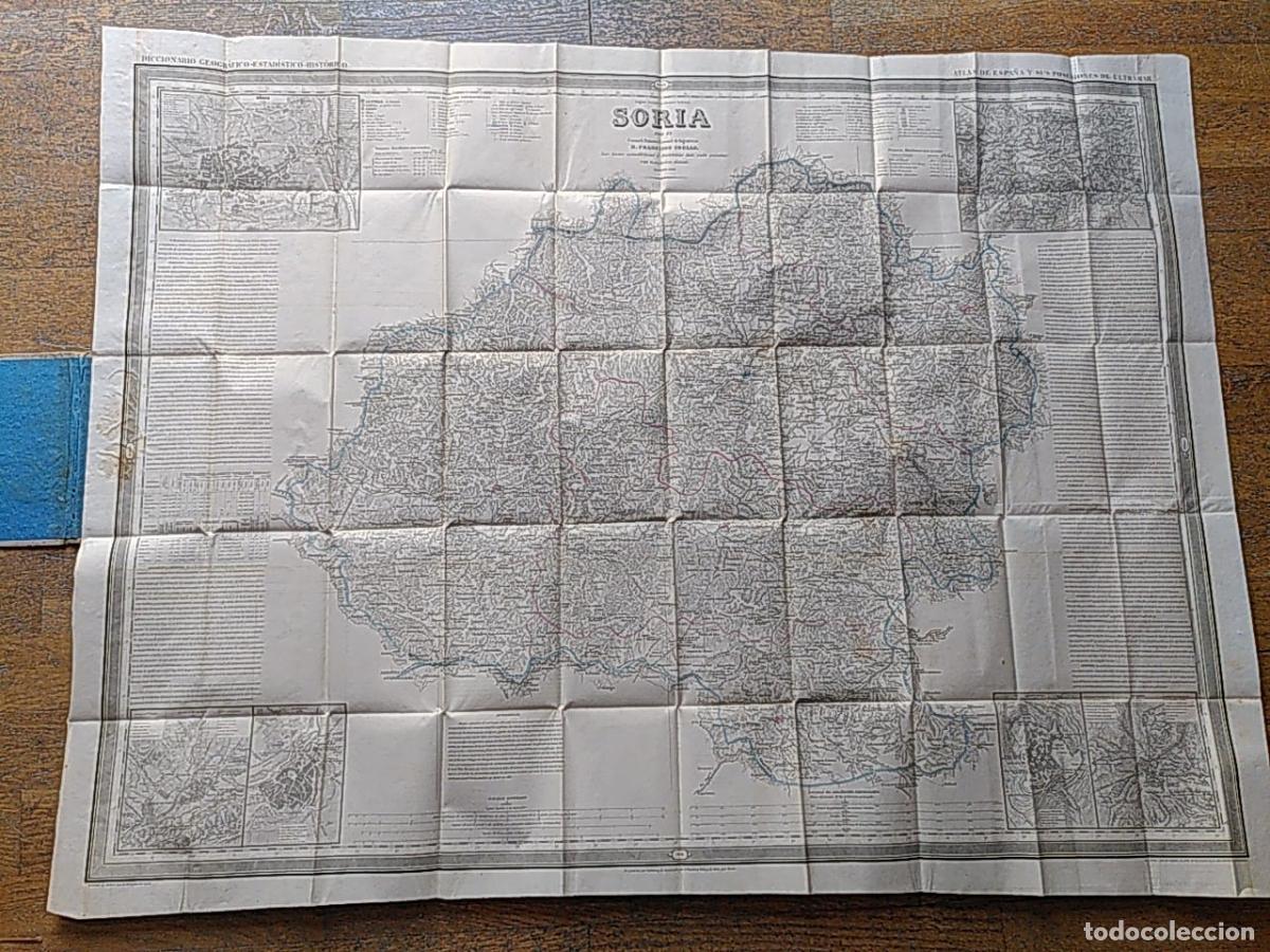 Livros em segunda m&atilde;o: SORIA. ATLAS DE ESPA&Ntilde;A Y SUS POSESIONES DE ULTRAMAR. - Franisco Coello