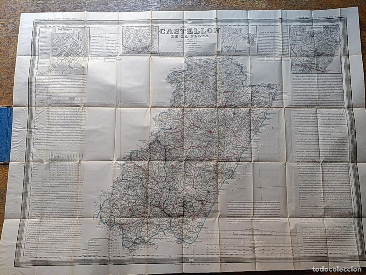 Livros em segunda m&atilde;o: CASTELL&Oacute;N DE LA PLANA. ATLAS DE ESPA&Ntilde;A Y SUS POSESIONES DE ULTRAMAR. - Franisco Coello