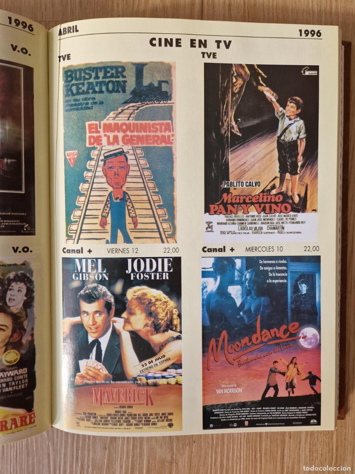 Livros em segunda m&atilde;o: Cine en TV. Lote de m&aacute;s de 550 carteles de cine adaptados a TV. Encuadernado tomo III -