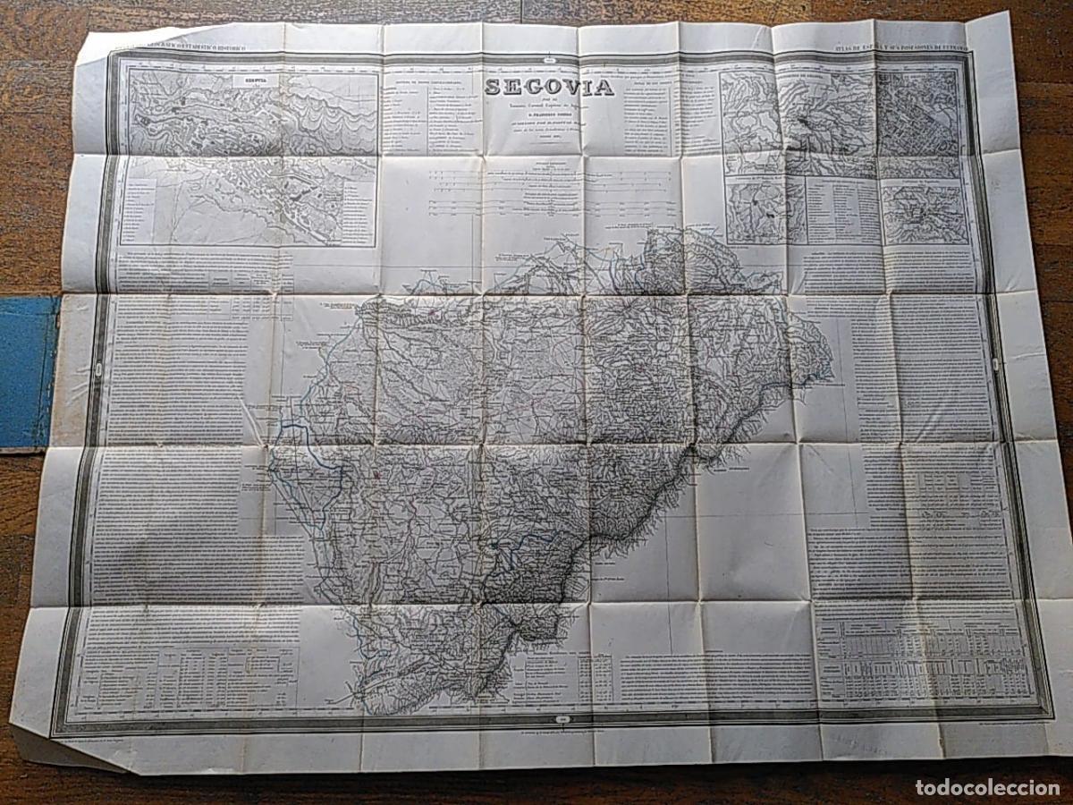 Livros em segunda m&atilde;o: SEGOVIA. ATLAS DE ESPA&Ntilde;A Y SUS POSESIONES DE ULTRAMAR. - Franisco Coello