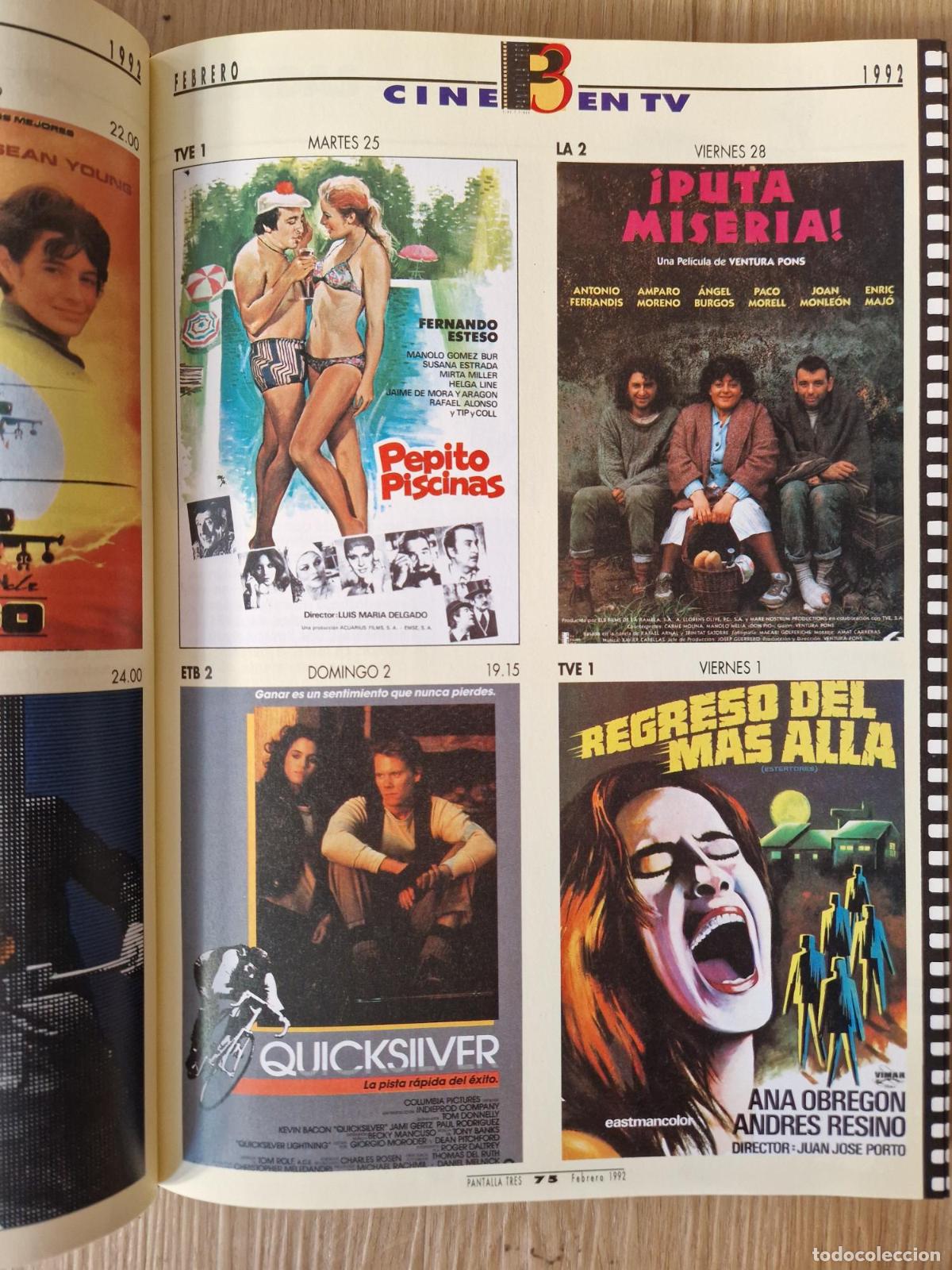 books: Cine en TV. Pantalla 3. Lote de 600 carteles de cine adaptados a TV. Encuadernado tomo I -